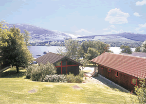 Loch Earn Log Cabin in Central Scotland