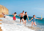 Freshwater Beach in South West England